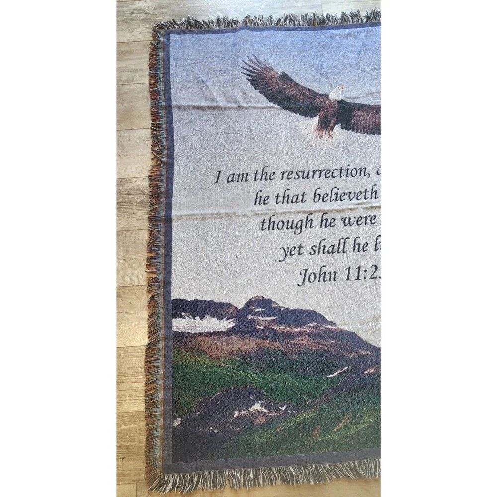 Eagle woven tapestry